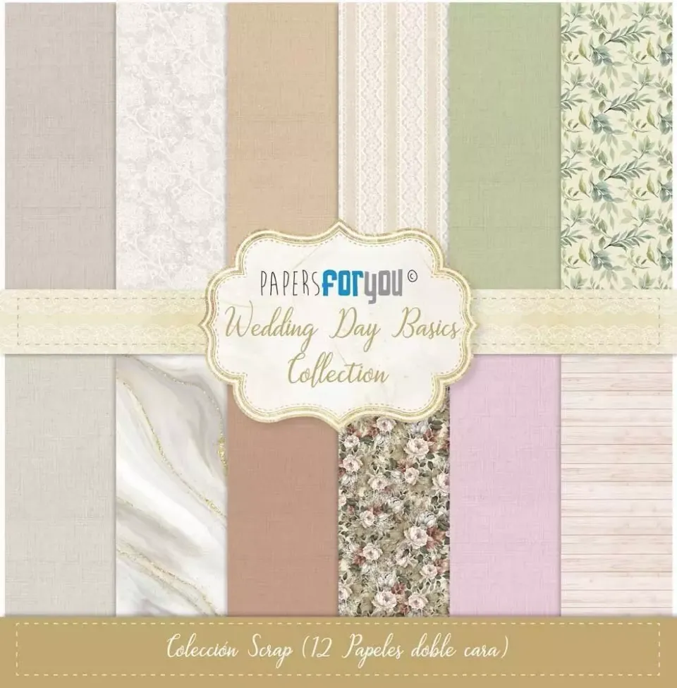 Papers for You Wedding Day Basics papir 12 ark