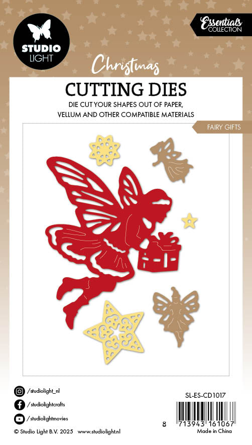 Studio Light Essentials Fairy gifts dies fe og gaver