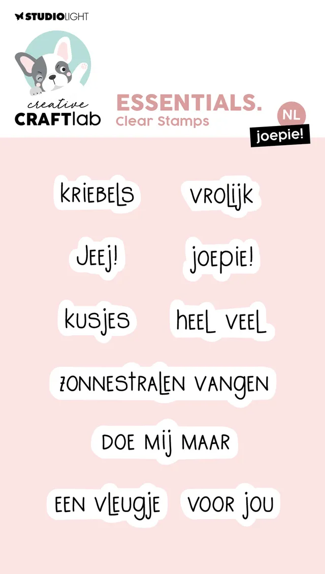 Studio Light Creative Craftlab NL Joepie stempel nederlandsk