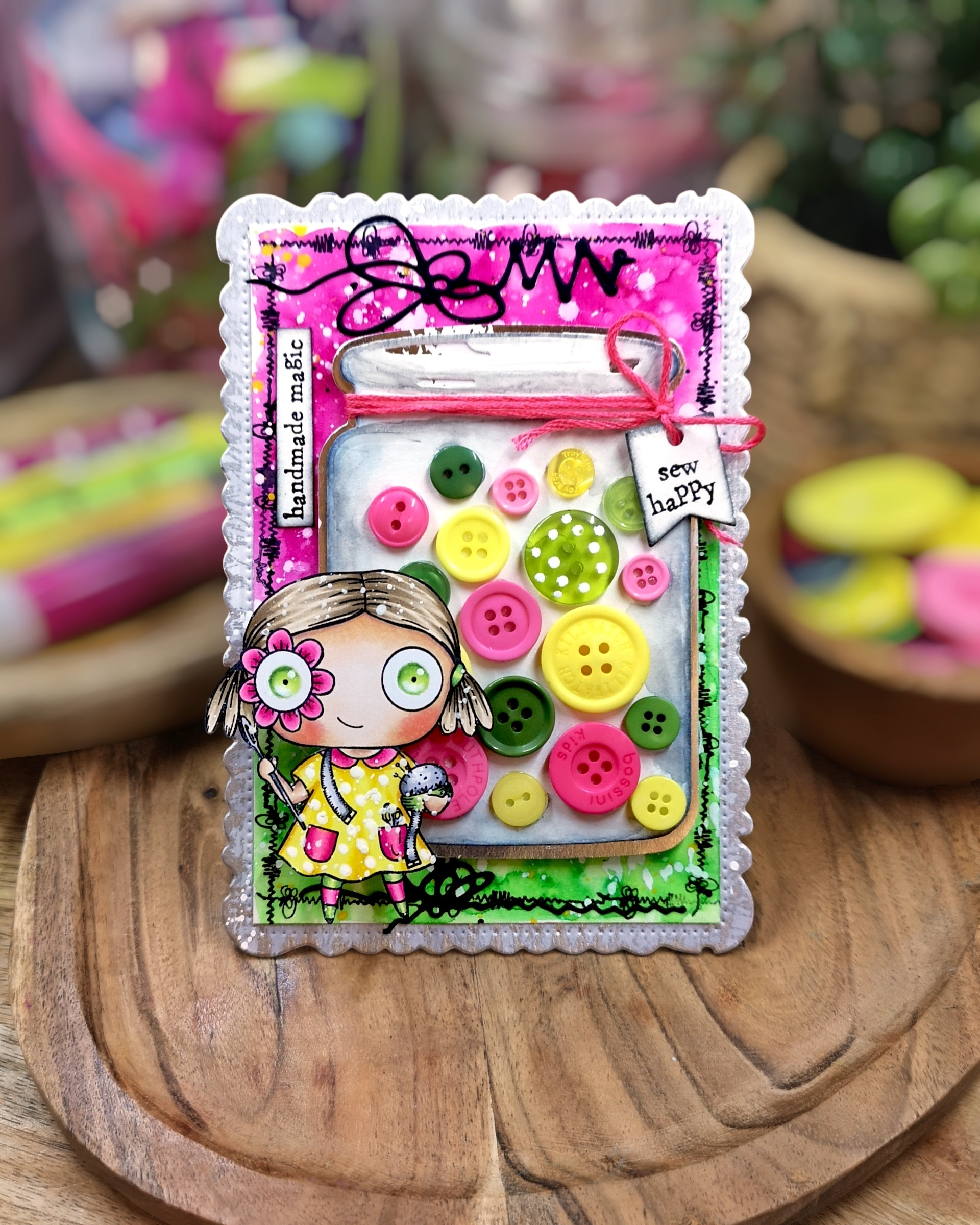 Aall and Create TP-1362 Sew Happy stempel A7