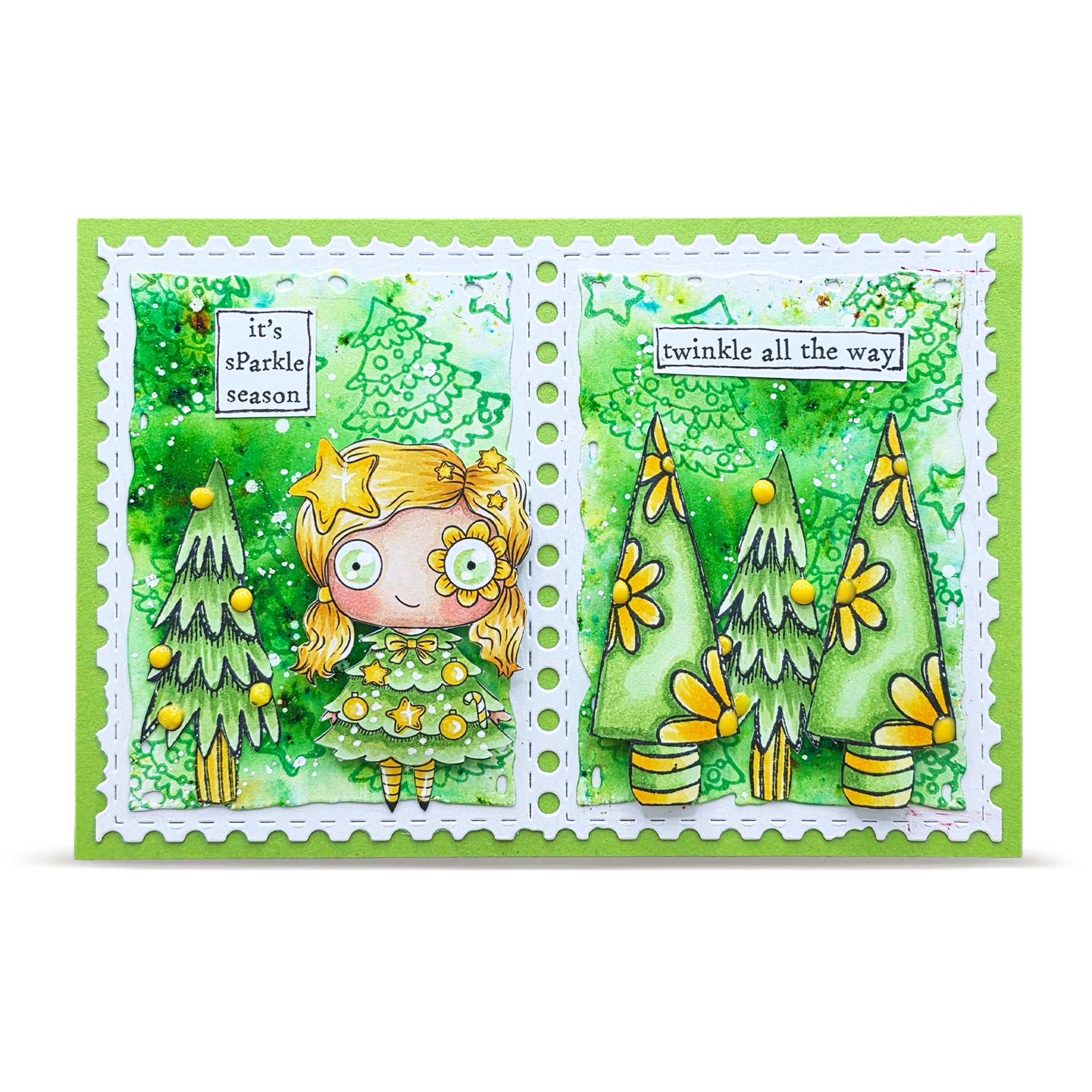 Aall and Create TP-1393 Sparkle Season stempelsett A7 jul
