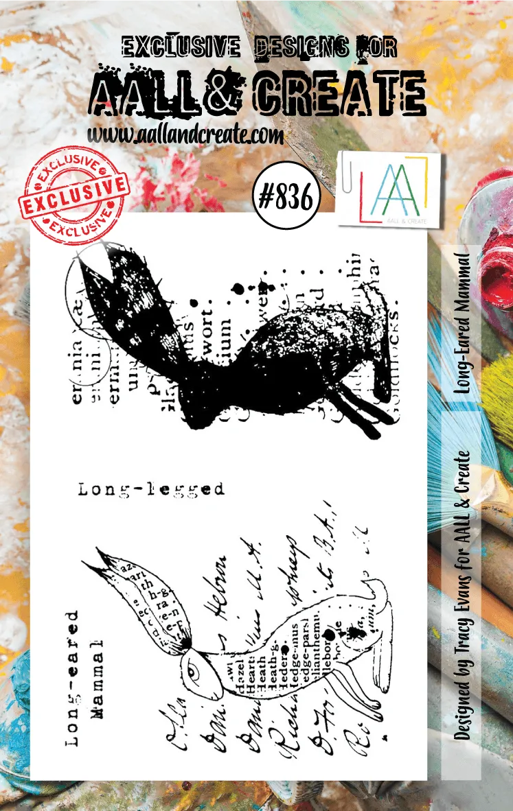AALL & Create Long-Earred Mammal 836 stempelsett A7