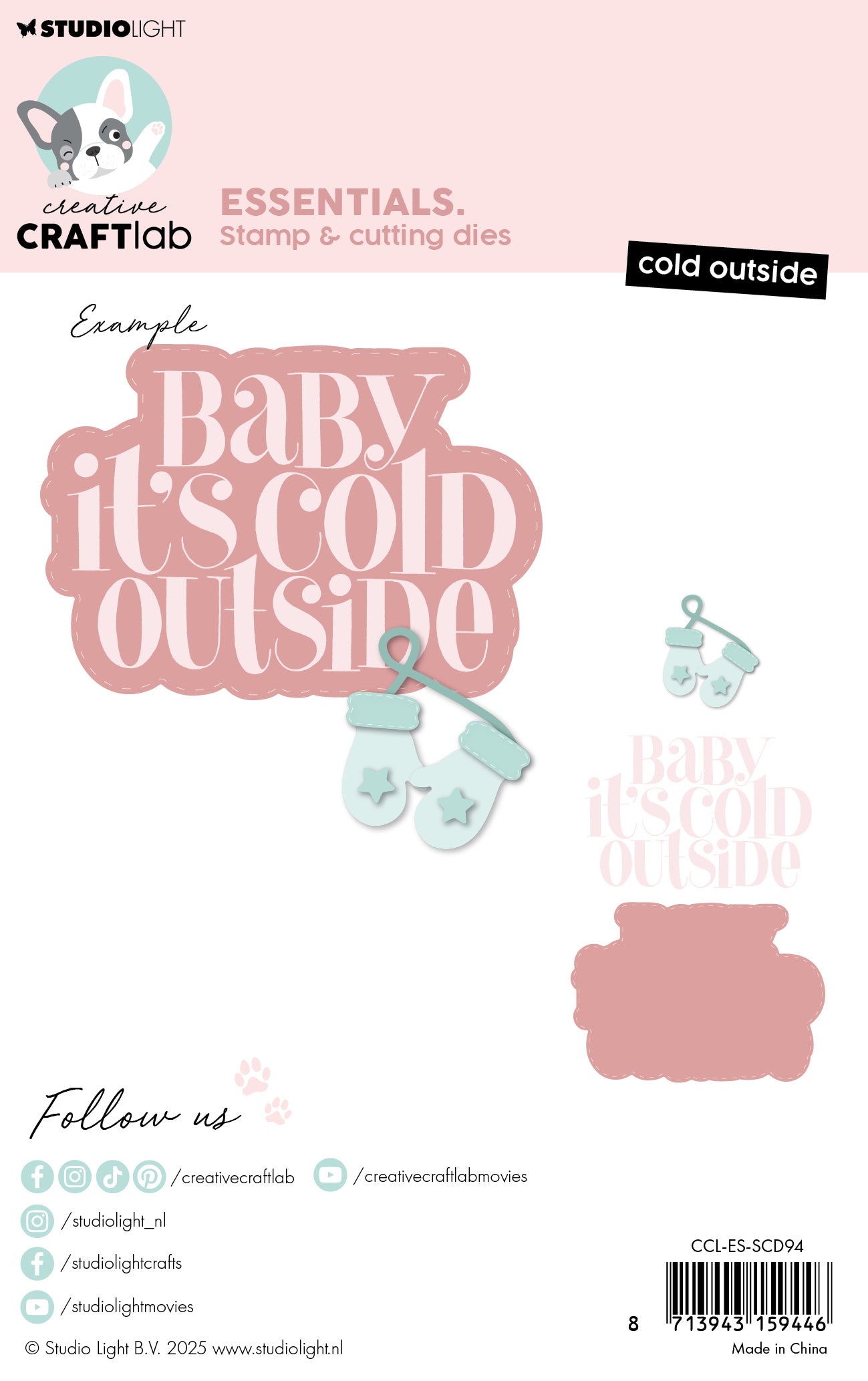 Studio Light Cold Outside stempel og dies vinter