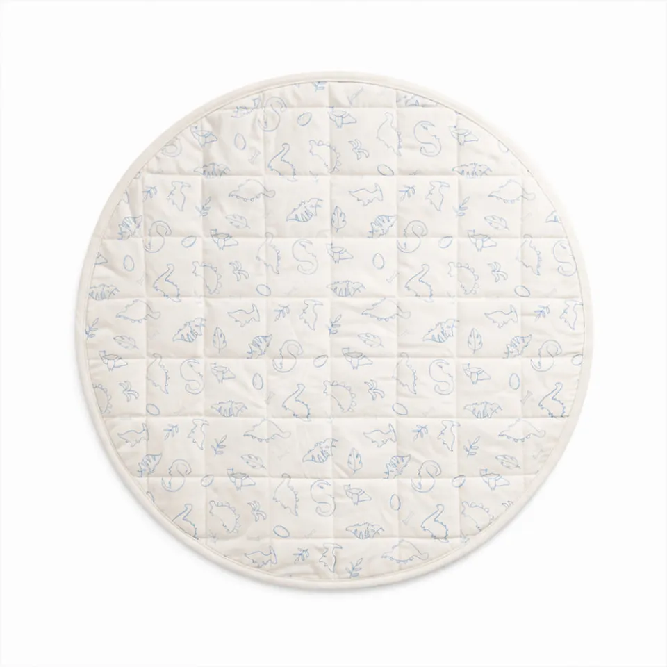 KaiserCraft Wonderland Dino Outline leketeppe 120 cm bomull