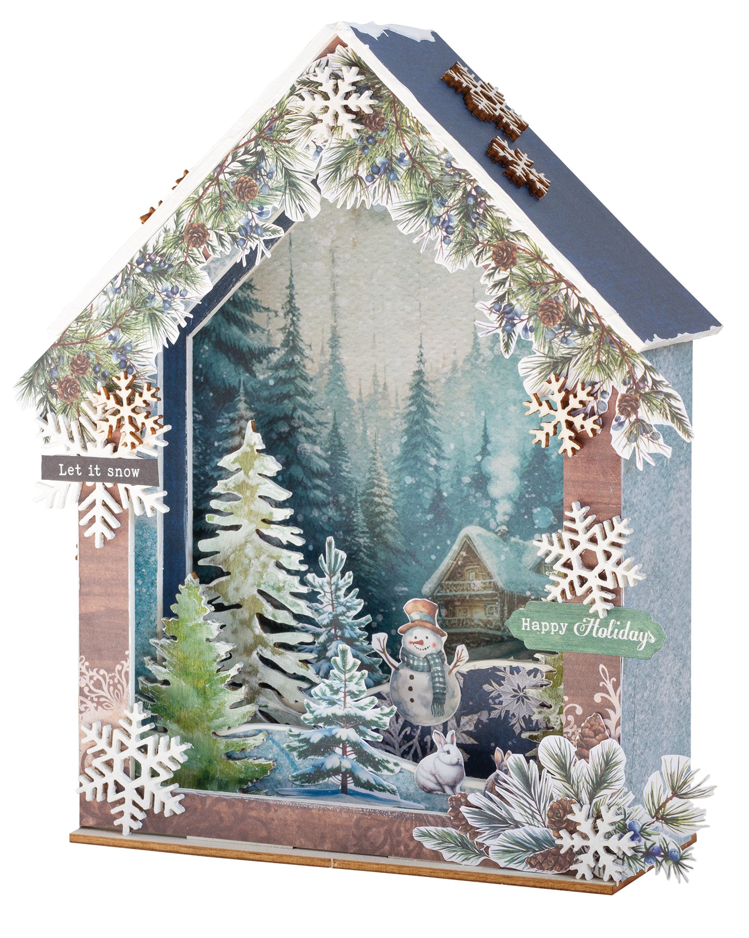 Studio Light Essentials House scenery kryssfinérdekor hus