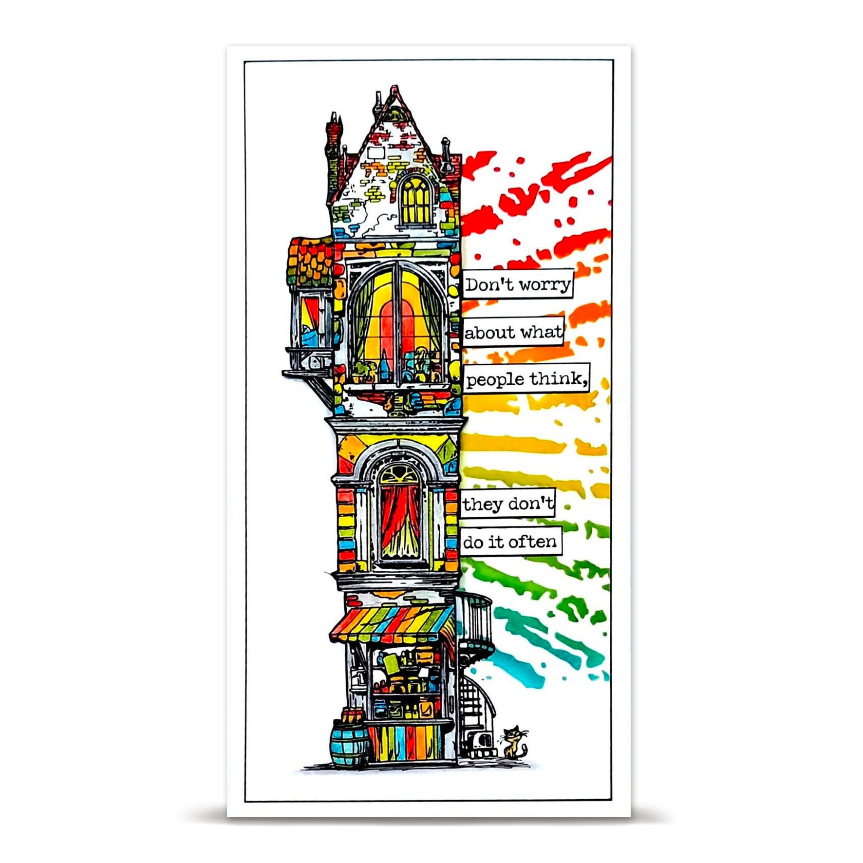 AALL & Create TP-1475 The Little Borough stempelsett A6