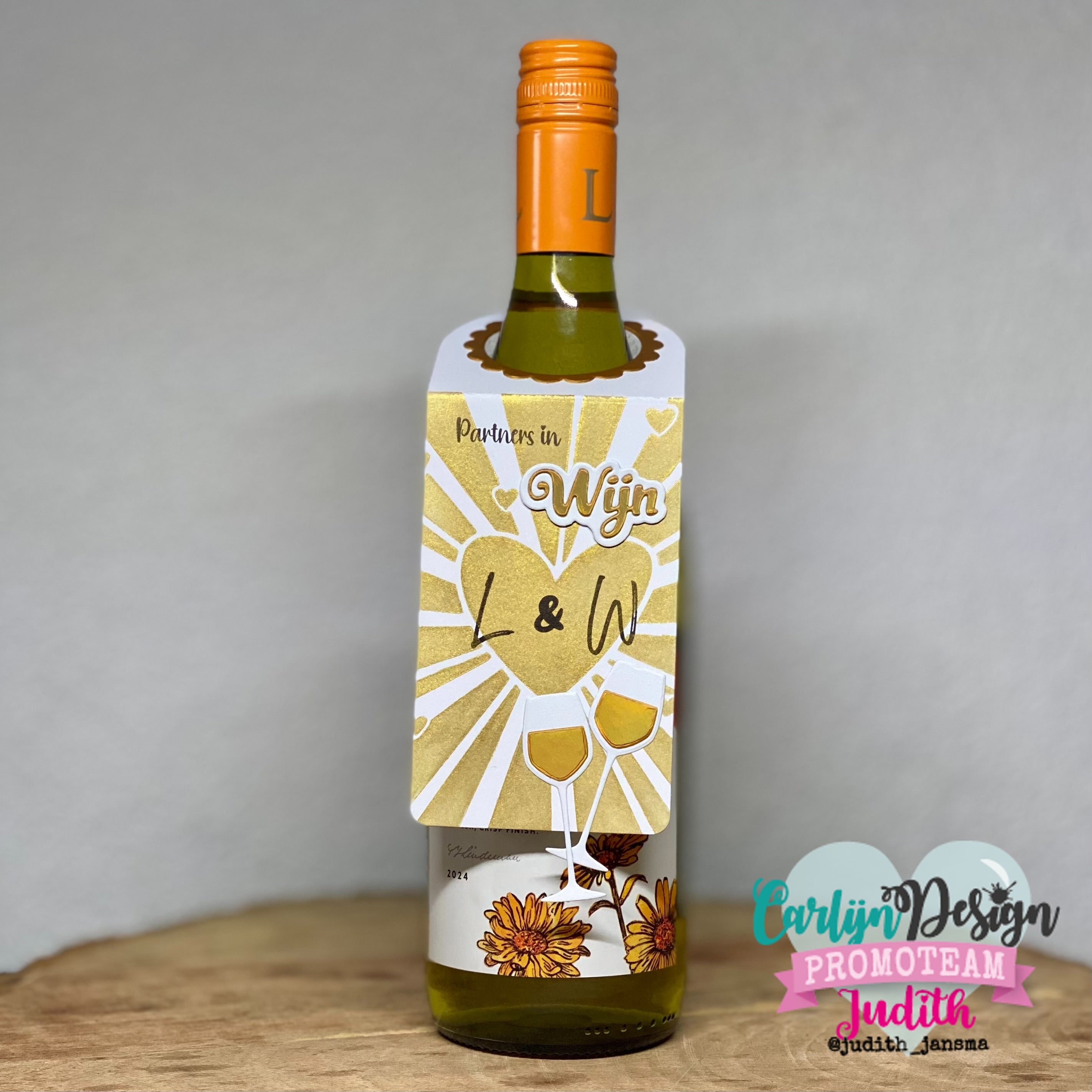 CarlijnDesign Biertje Wijntje CDSN-0315 dies øl og vin