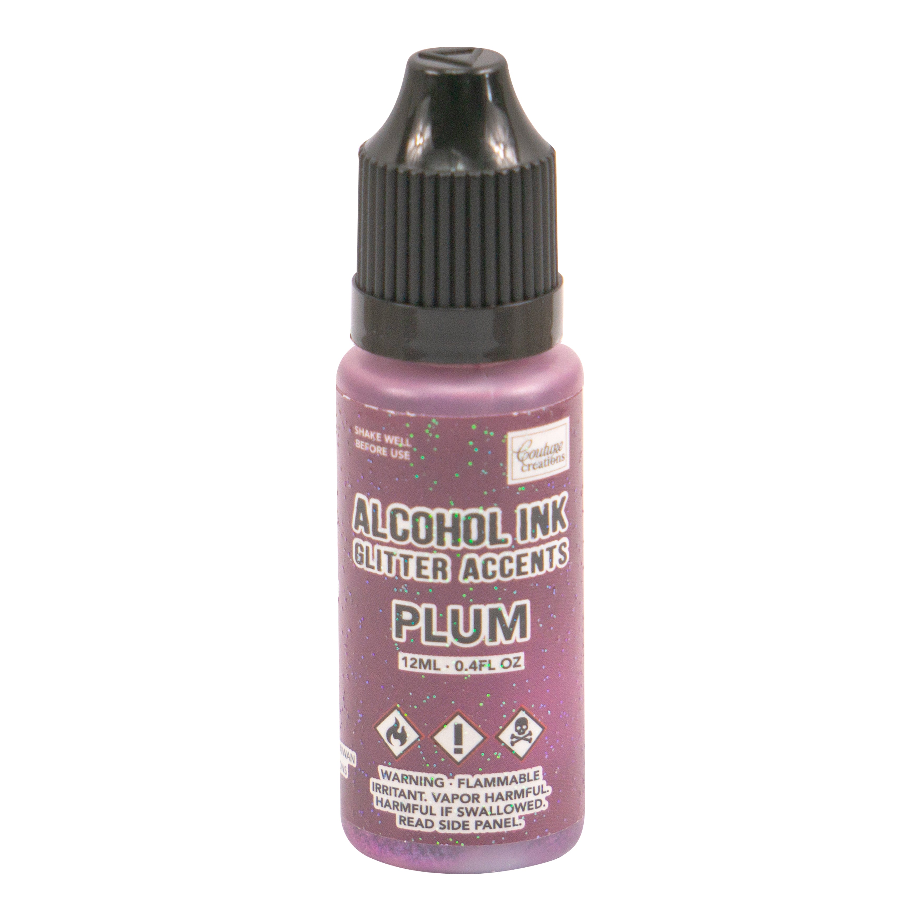 Couture Creations Plum alkoholblekk 12 ml glittereffekt lilla
