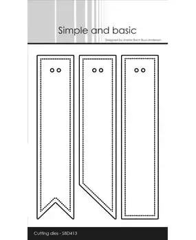 Simple and Basic Tall Tags dies til kort