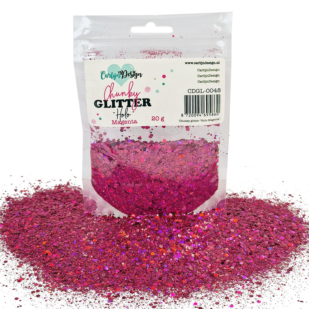 CarlijnDesign Chunky Holo Brights COMBO glitter 6x20g