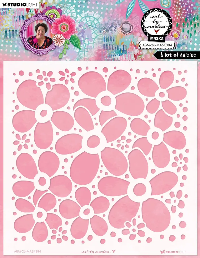 Art By Marlene 2026 Daisies sjablong tusenfryd