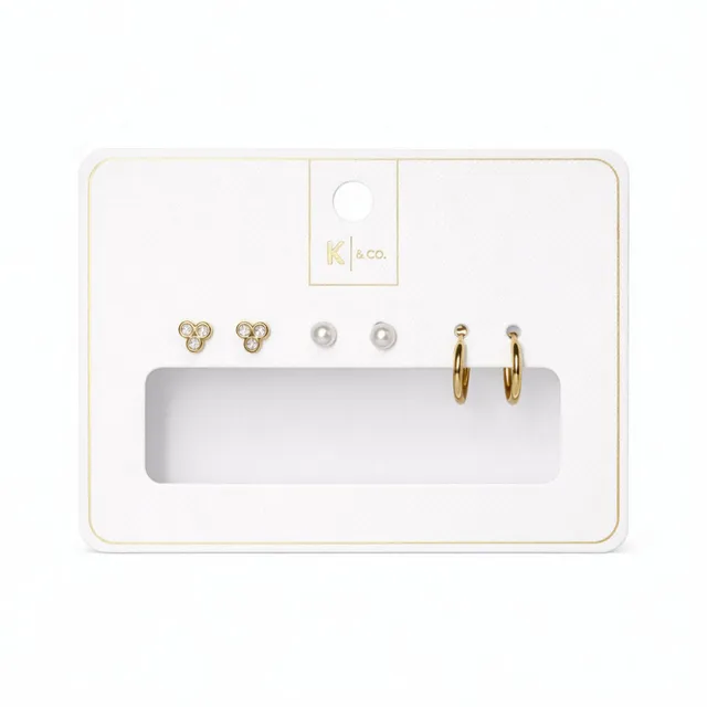 K&Co. Signature Jewellery Tara Pearl øredobber gull perle