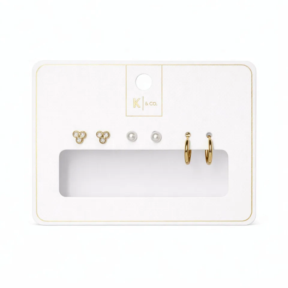 K&Co. Signature Jewellery Tara Pearl øredobber gull perle