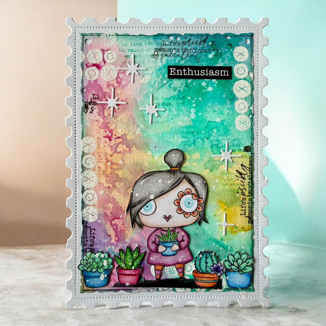 AALL & Create PC-256 Solar Veil sjablong 15x15 cm mylar