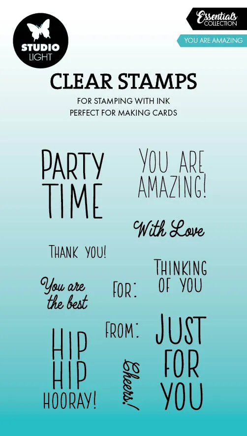 Studio Light Essentials You are amazing clearstempel 74x105 mm