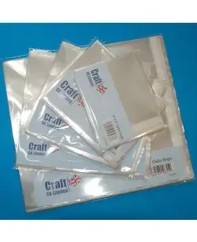 Korthobby Cello Bags cellofanposer 8x8 til kort