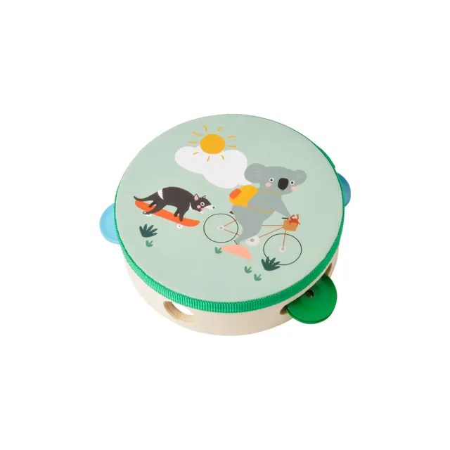KaiserCraft Toy Box tamburin tre aussie 15 cm