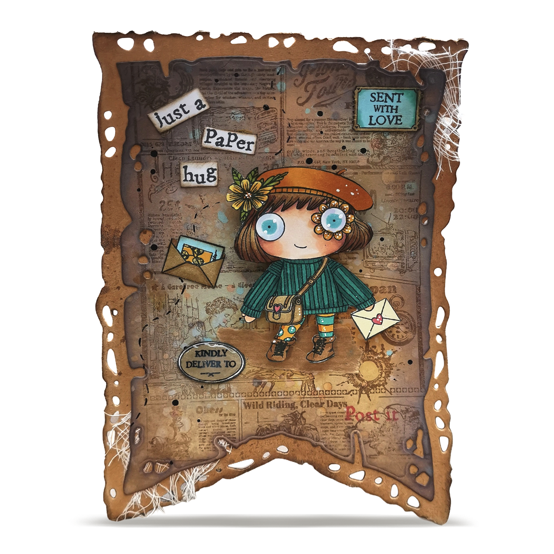 AALL & Create TP-1377 Paper Hug stempelsett 6 stk