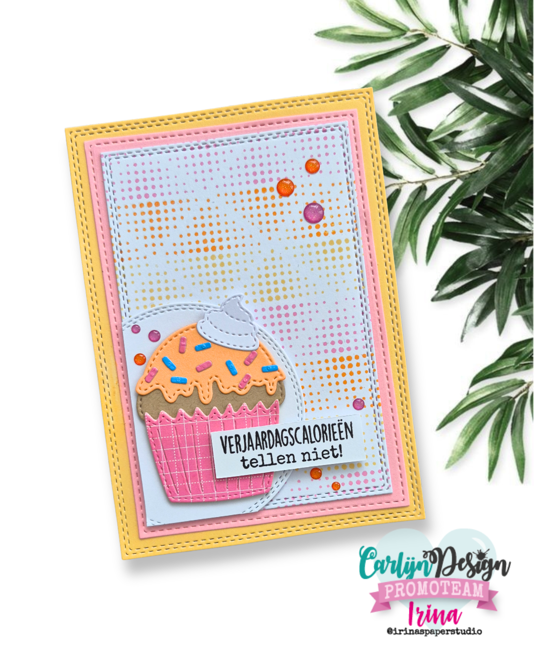 CarlijnDesign Halftone Patterns CDST-0185 stempelsett retro