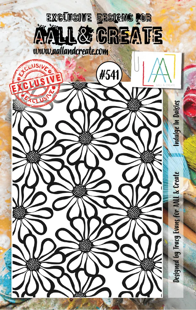Aall and Create 541 Indulge In Daisies stempelsett A7
