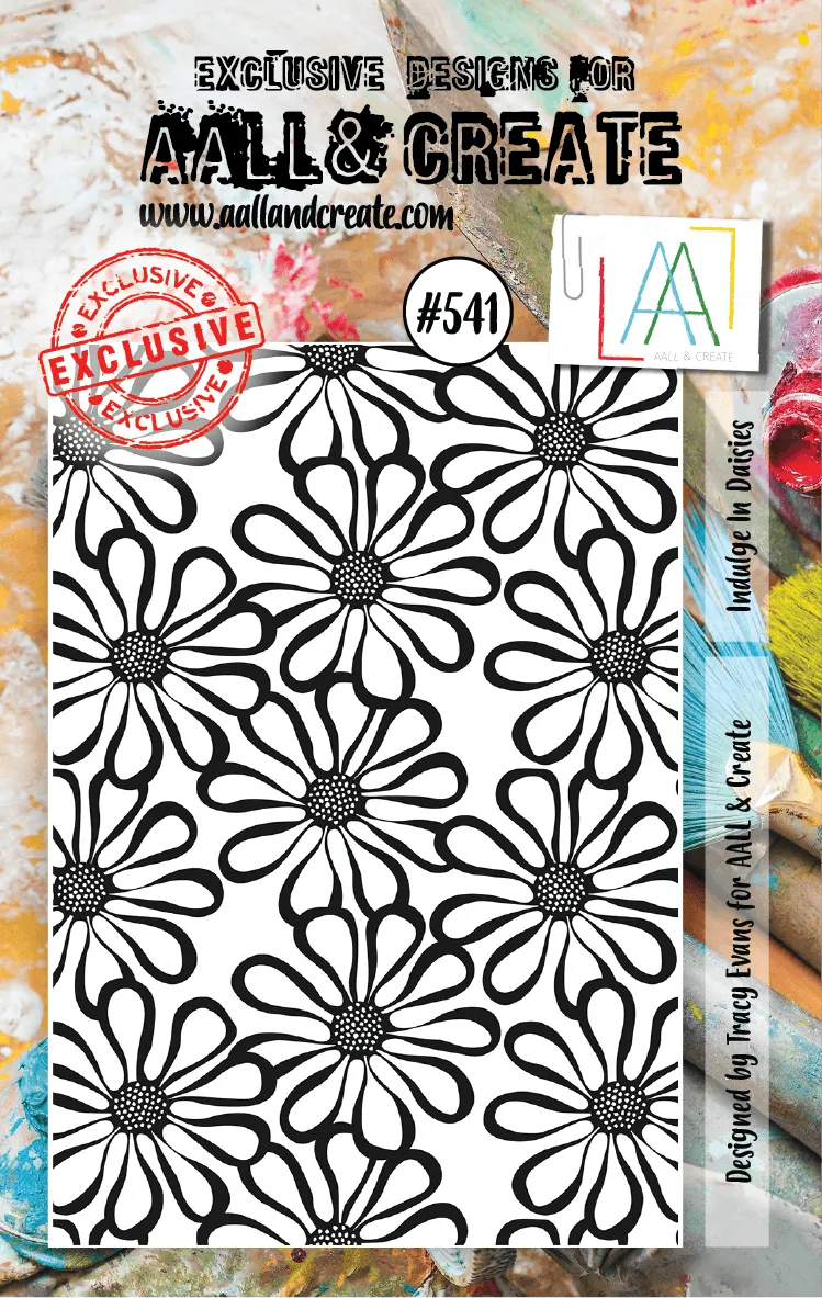 Aall and Create 541 Indulge In Daisies stempelsett A7