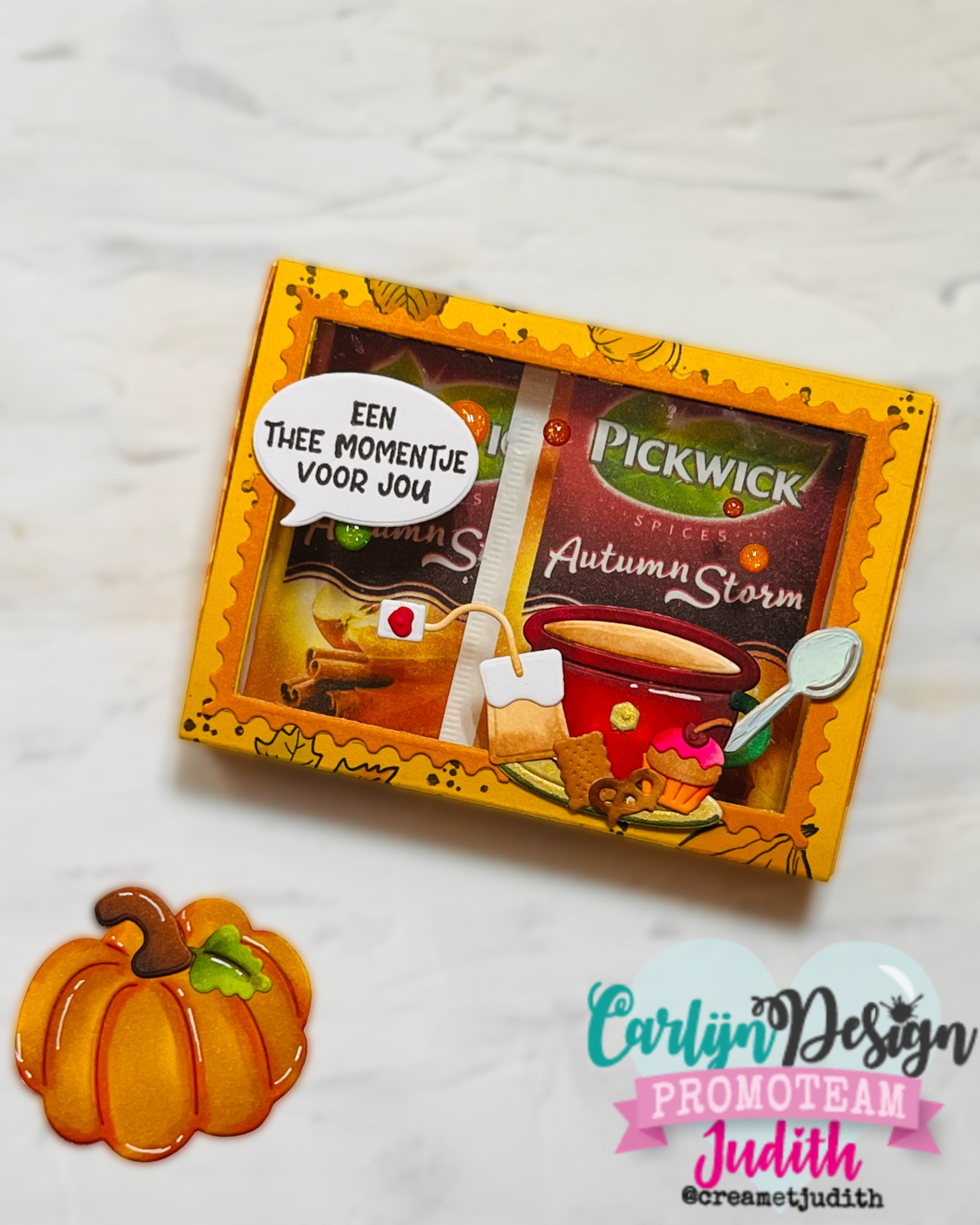 CarlijnDesign Autumn Love CDJD-0062 dies høst kaffe