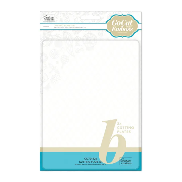 Couture Creations GoCut and Emboss B kutteplate 2-pk 3 mm