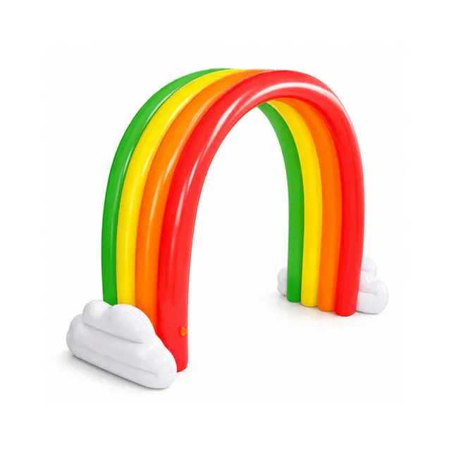 Good Vibes Kids Giant Sprinkler vannspreder Rainbow Arch oppblåsbar