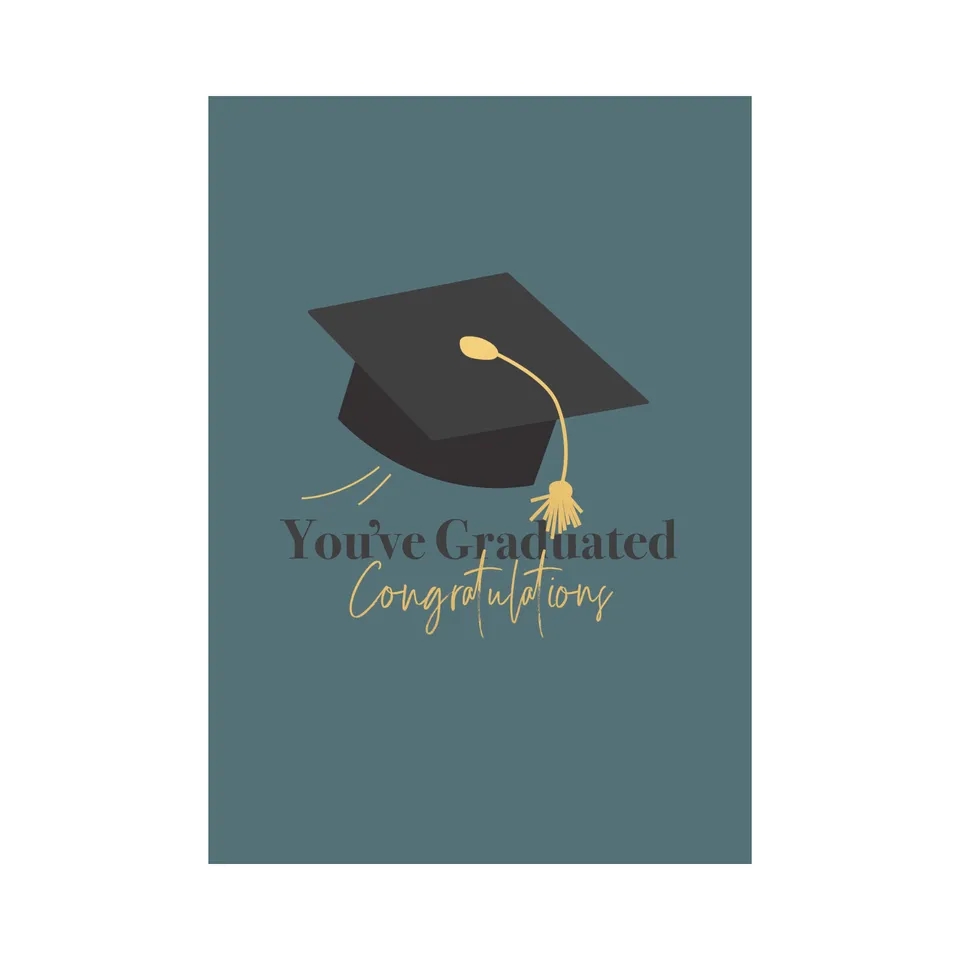 KaiserCraft Congrats Graduation gratulasjonskort med konvolutt