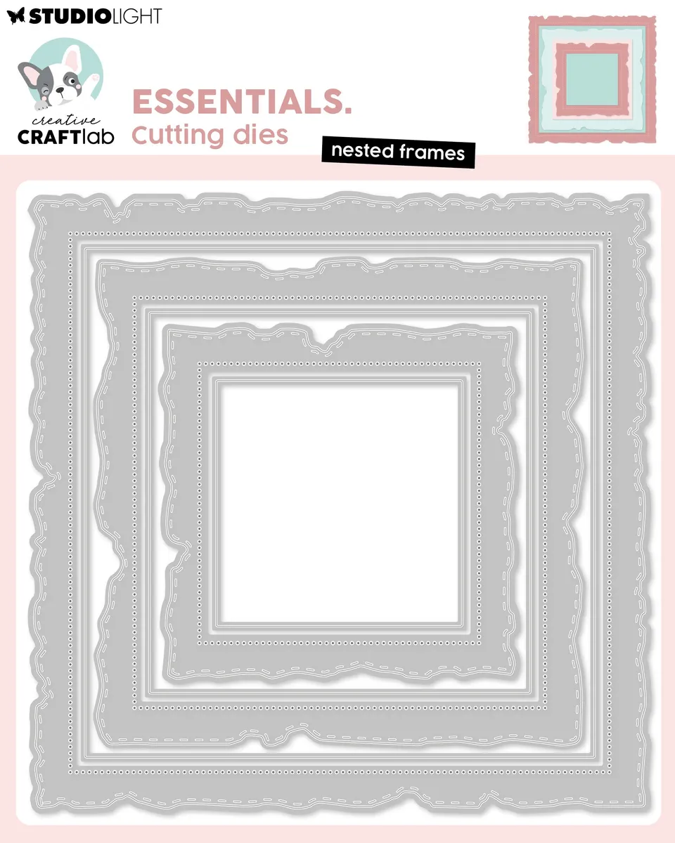 Studio Light Creative Craftlab Nested Frames dies rammer