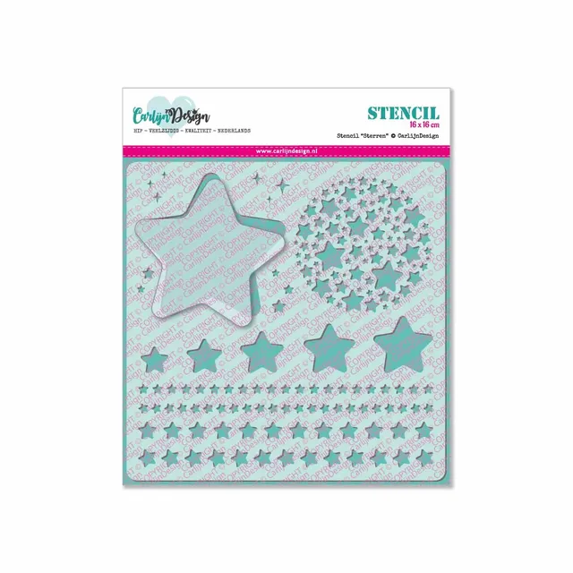 CarlijnDesign Sterren CDSC-0005 sjablong stjerner