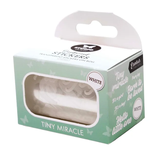 Studio Light Essentials klistremerker hvit Tiny Miracle 5 m