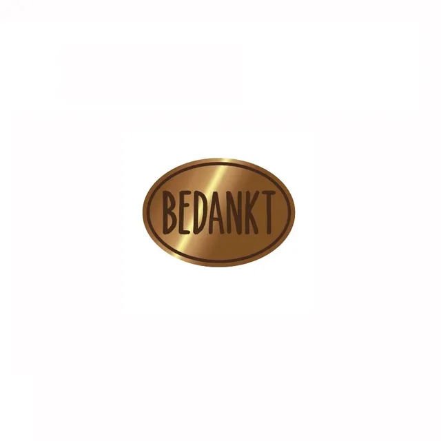 CarlijnDesign Waxzegel Bedankt CDWX-0017 voksstempel 25mm