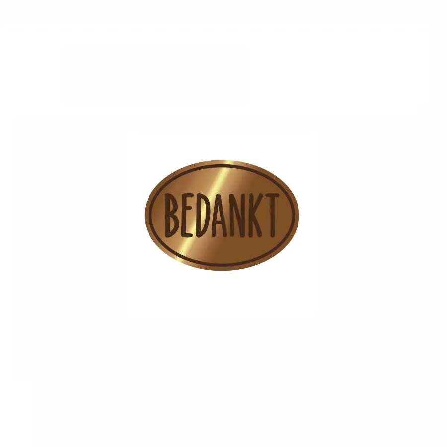 CarlijnDesign Waxzegel Bedankt CDWX-0017 voksstempel 25mm