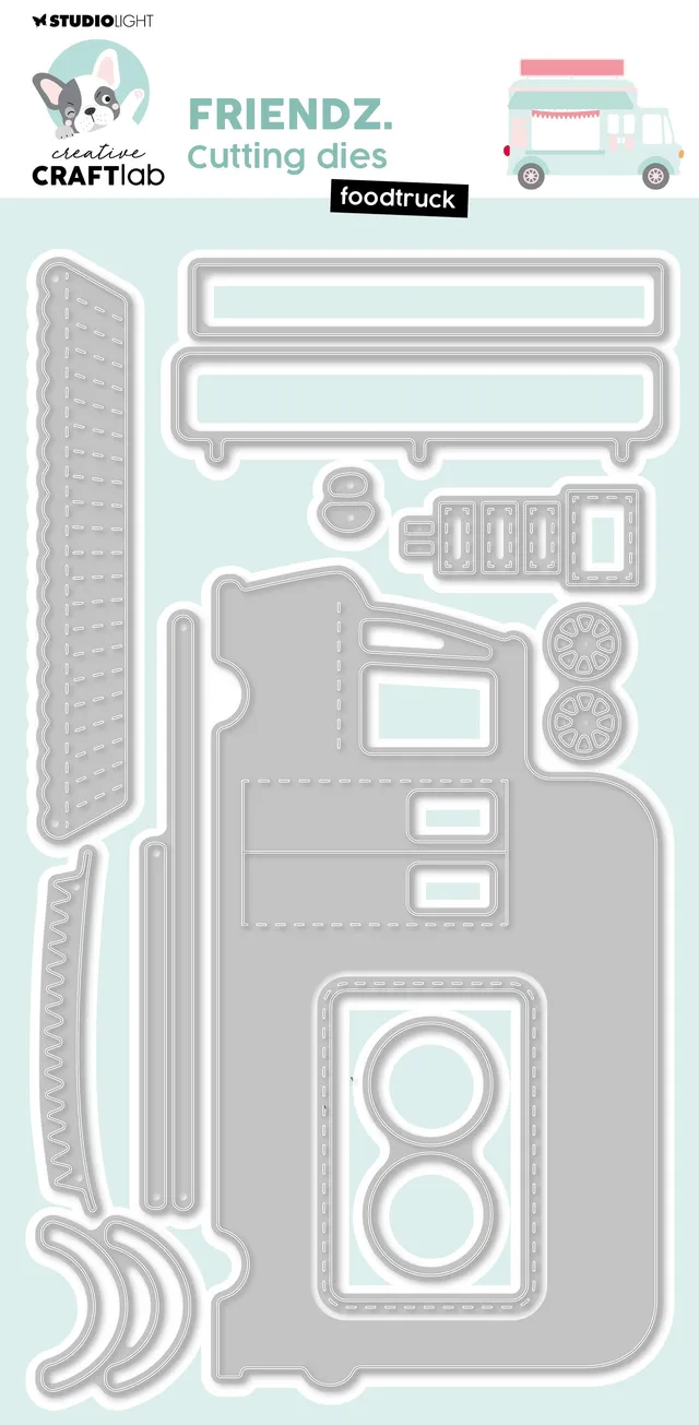 Creative Craftlab Friendz Foodtruck dies 212x118 mm