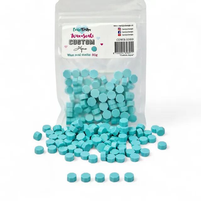 CarlijnDesign CDWX-0069 voksmelts Custom Aqua 30 g mint