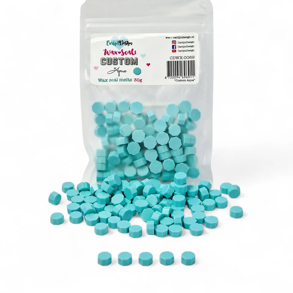 CarlijnDesign CDWX-0069 voksmelts Custom Aqua 30 g mint