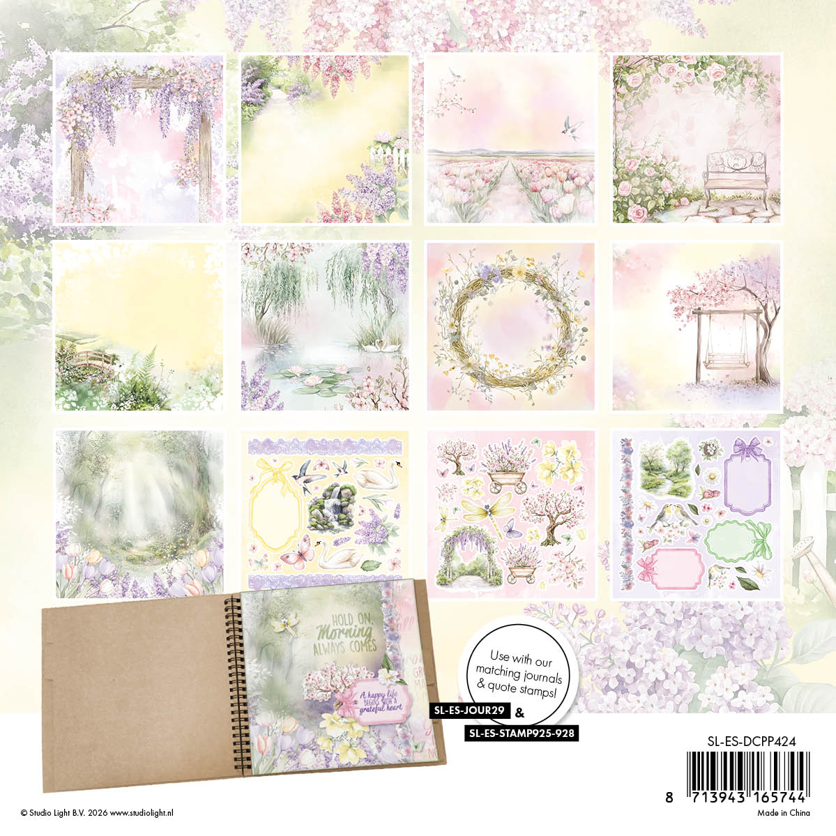Studio Light Essentials Pastel Blossom designpapir 36 ark