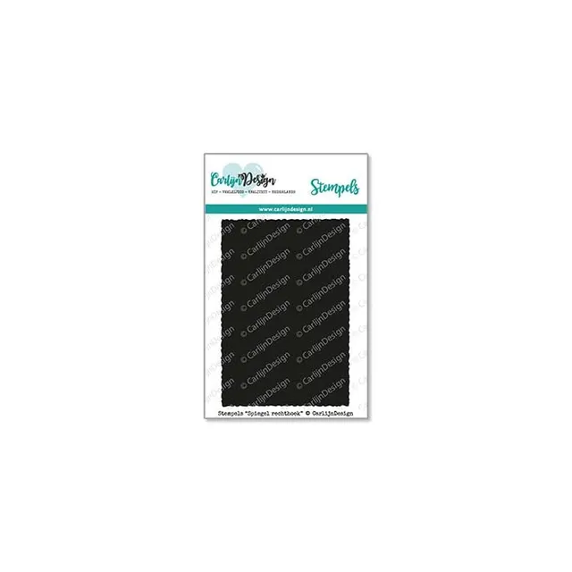 CarlijnDesign Speil CDST-0099 stempel rektangel A7