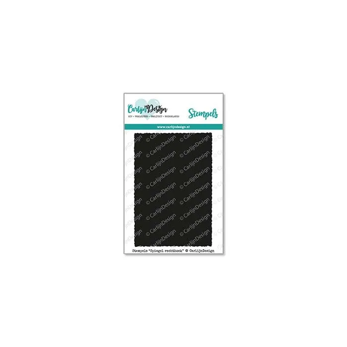 CarlijnDesign Speil CDST-0099 stempel rektangel A7