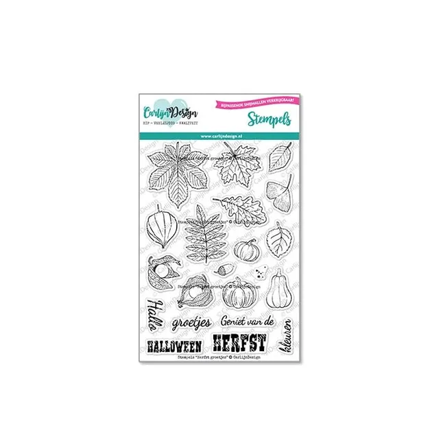 CarlijnDesign Herfstgroetjes CDST-0126 stempler høst