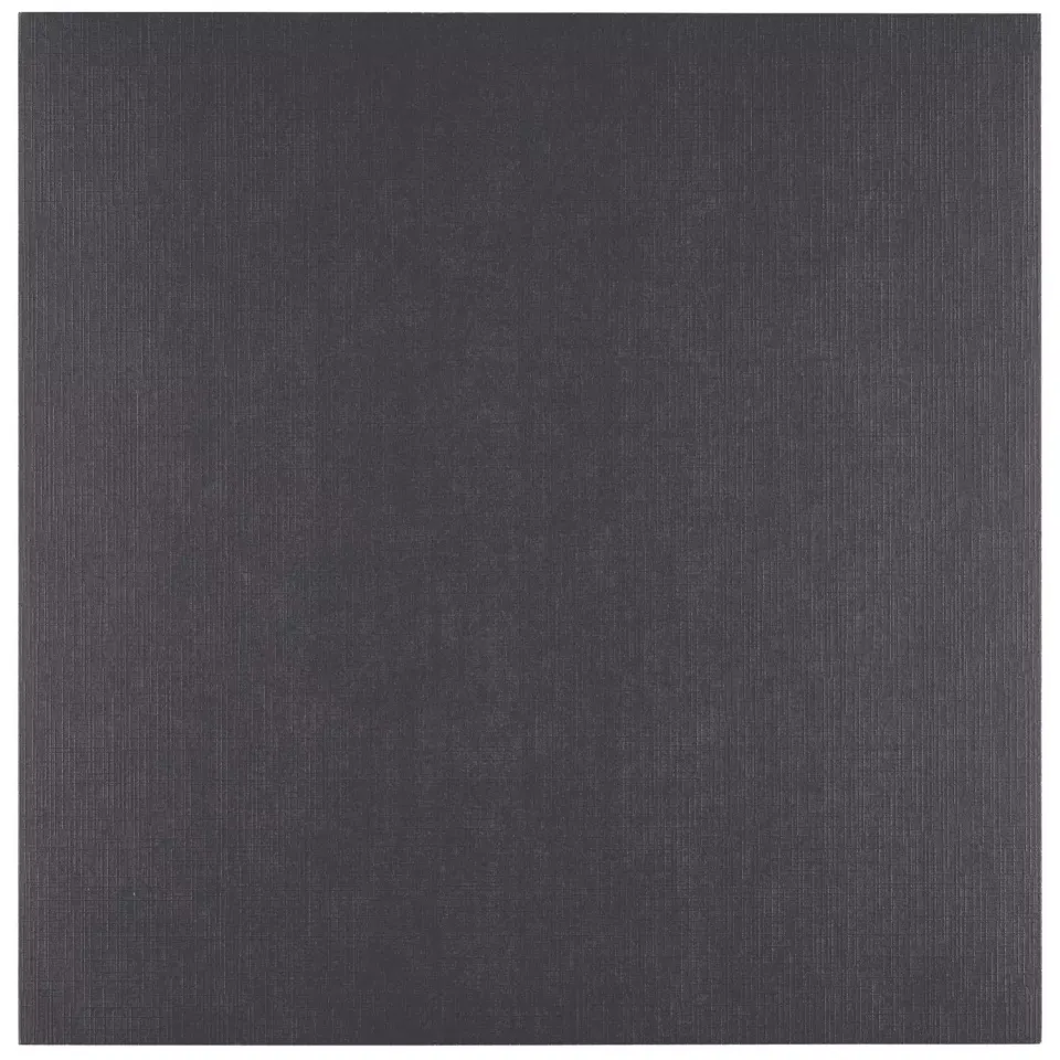 Korthobby Florence Linen kartong 12x12 svart 250g