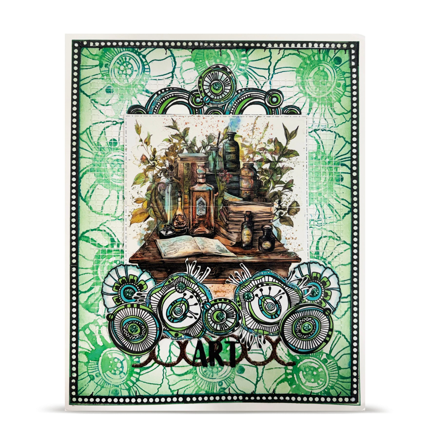 Aall and Create MT-160 Scriptorium Leaf washitape 25 mm