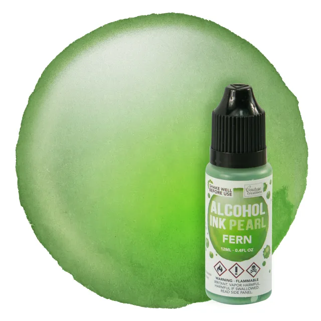 Couture Creations Alcohol Ink Pearl Fern alkoholblekk 12 ml perle