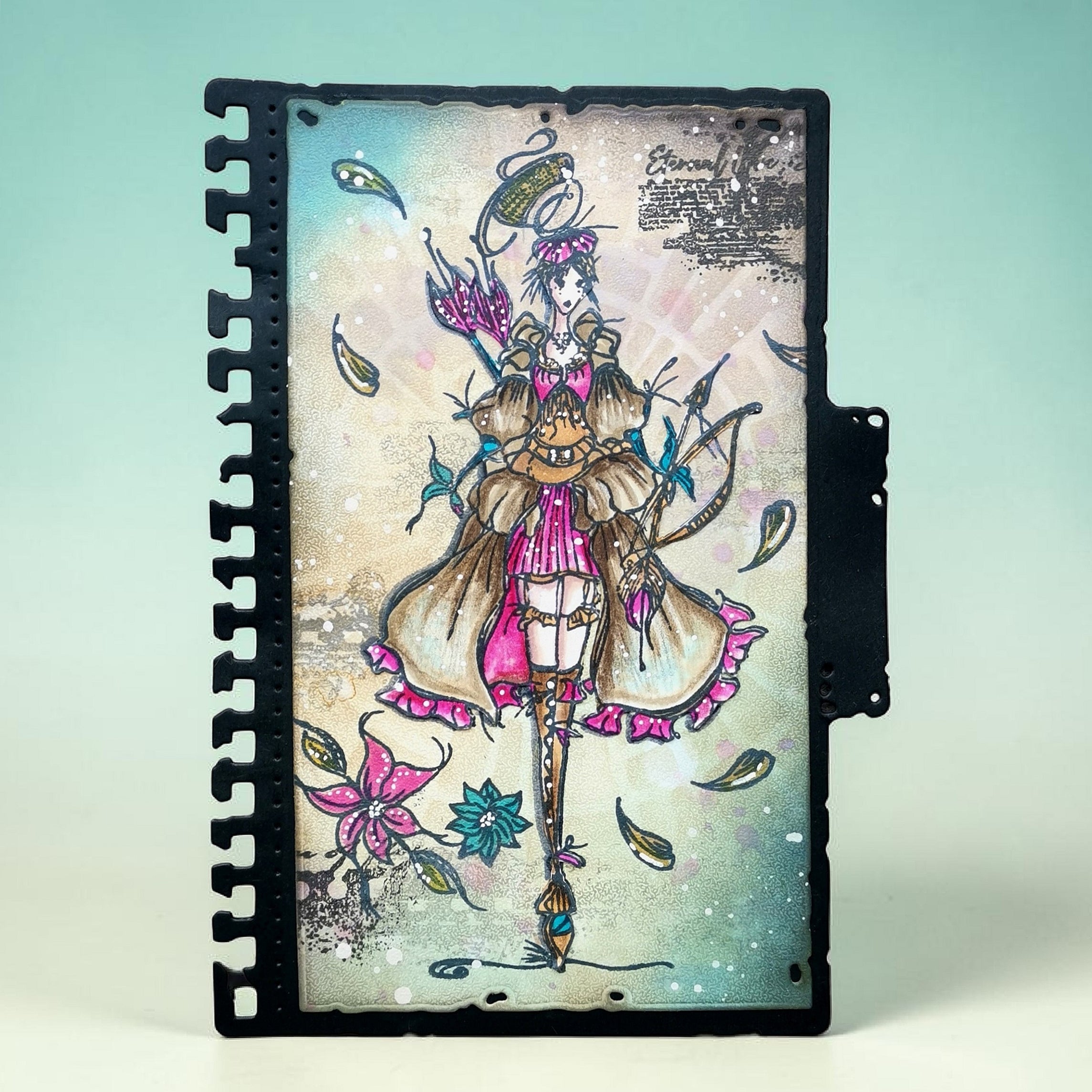 AALL & Create Soizic Aether Dragonfly stempelbundle øyenstikker