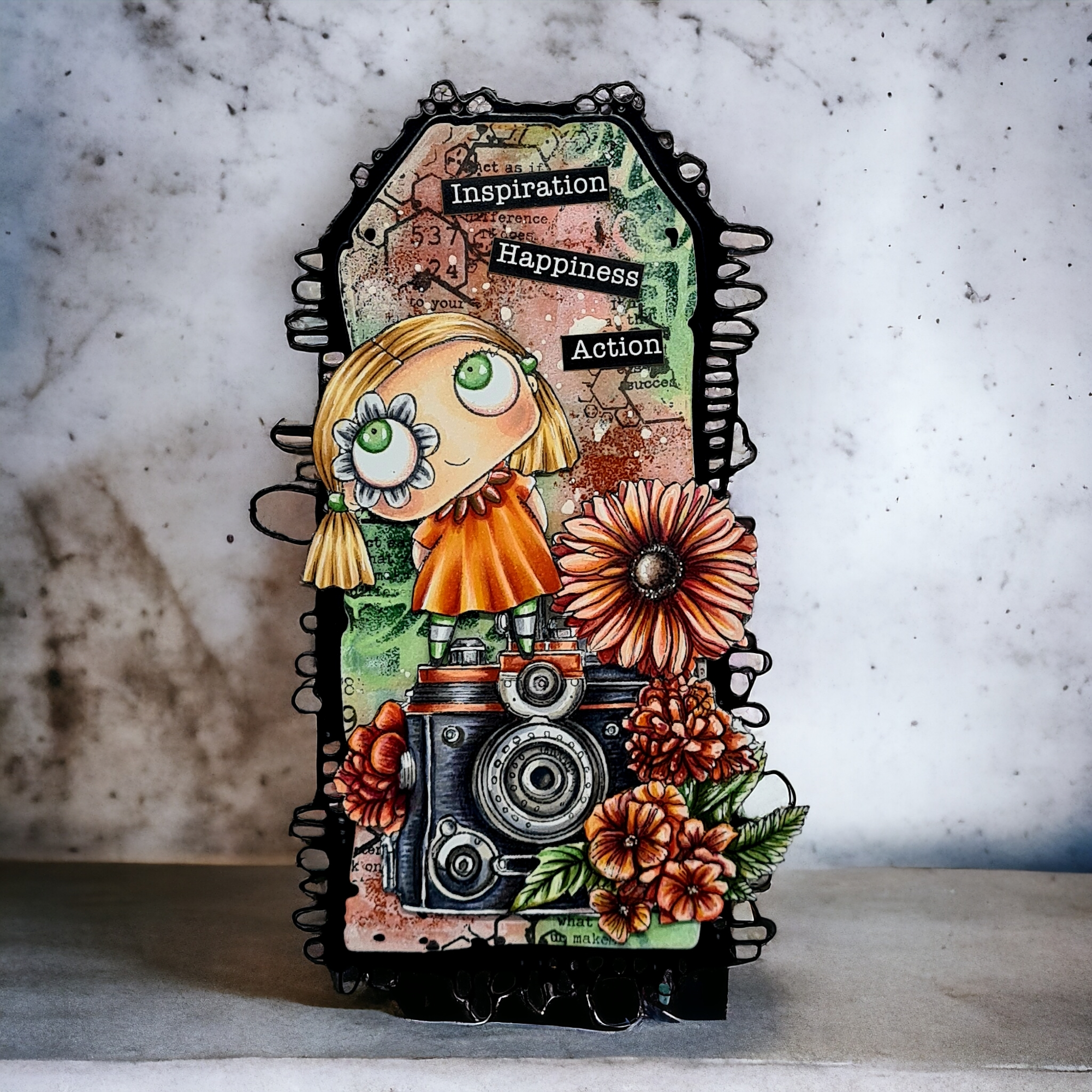 AALL & Create TP-1227 Shutter Cogs stempelsett A6 tannhjul