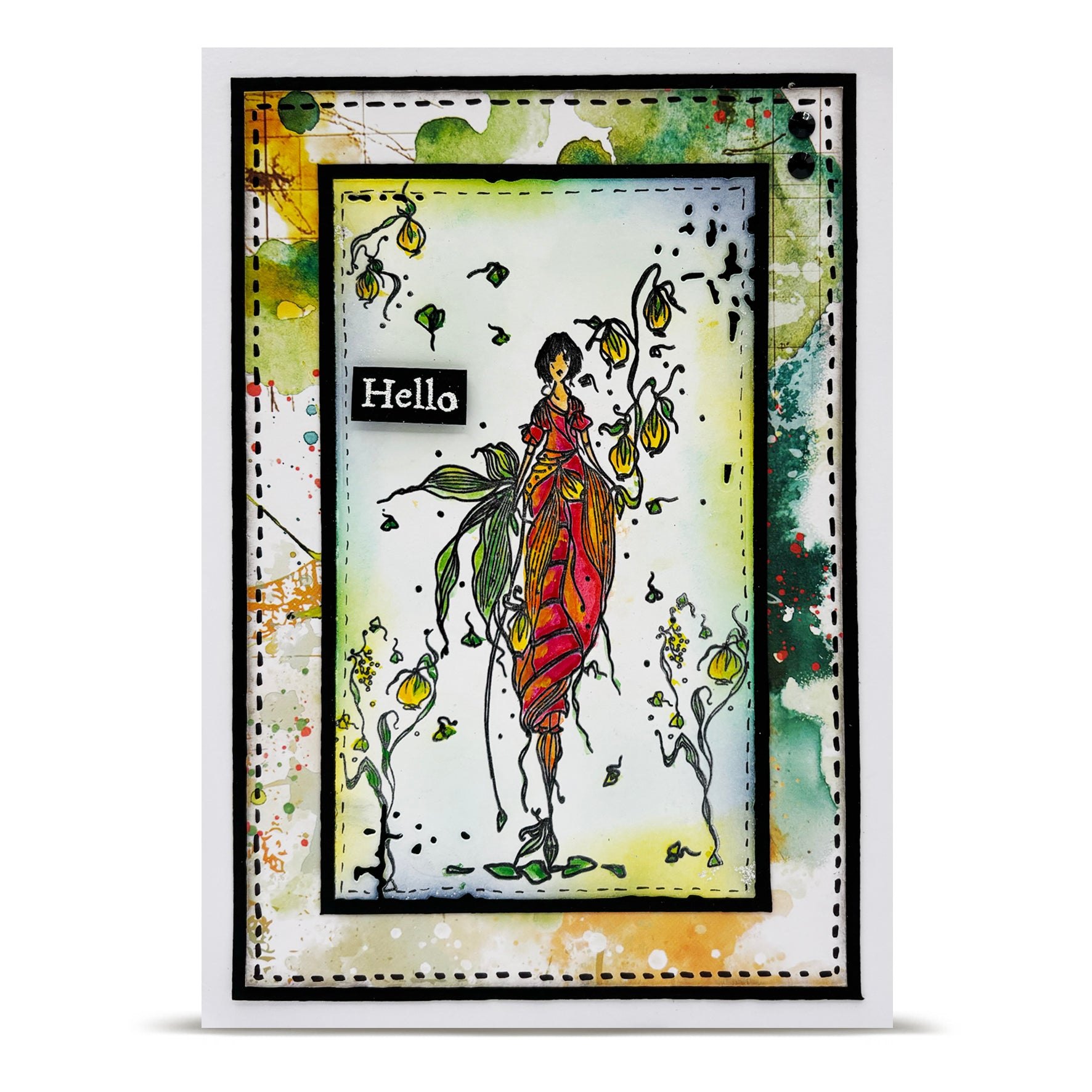 Aall and Create TP-1398 Siren of Spring stempel A6 vår