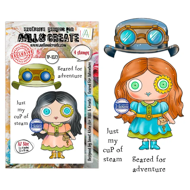 AALL & Create TP-1372 Geared For Adventure stempelsett A7