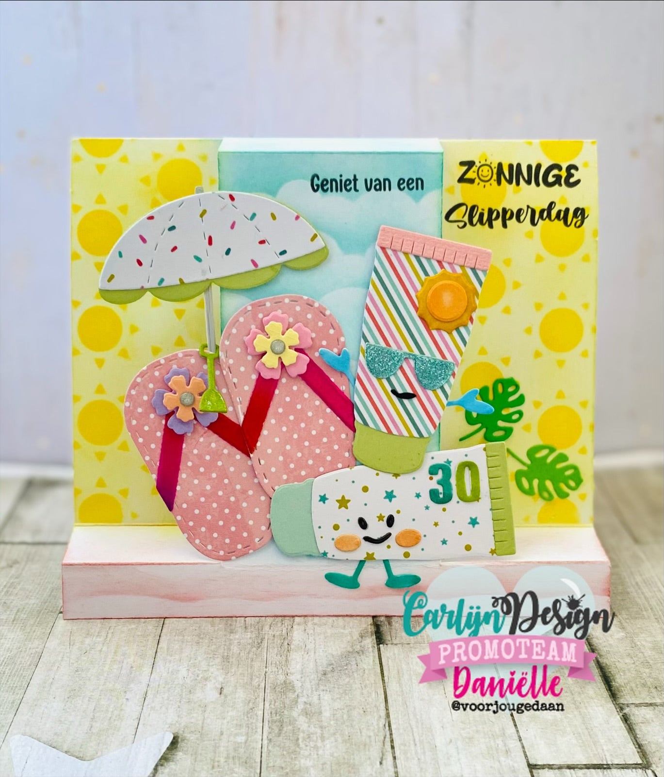 CarlijnDesign Buddies CDSC-0042 sjablong sommer 3-pakning
