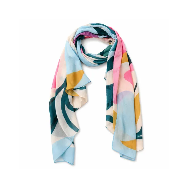 K&Co. Sunset Spritz Summer Scarf skjerf Flower Pop 180x90